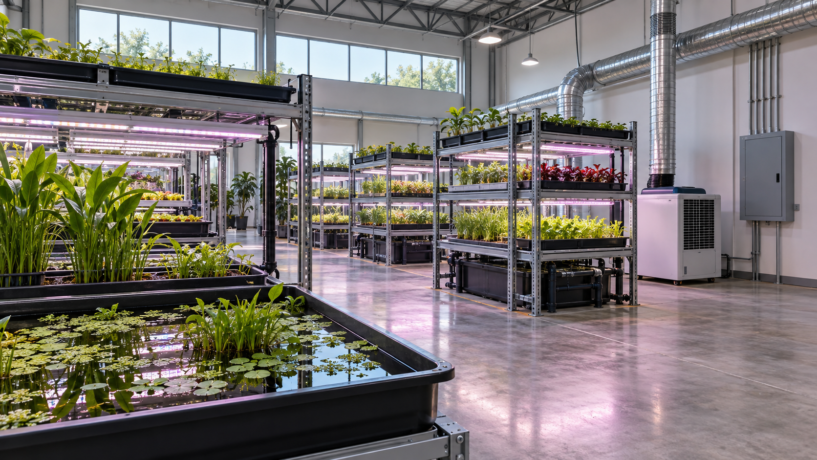 Can an Empty Warehouse Become a Smart Farm? Costs and Risks